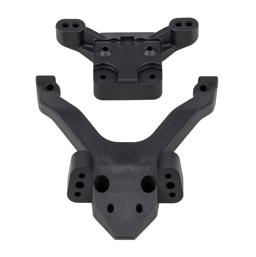 Team Associated RC10B6.4 Factory Team Top Plate and Ballstud Mount Carbon (ONLINE ORDER ONLY)