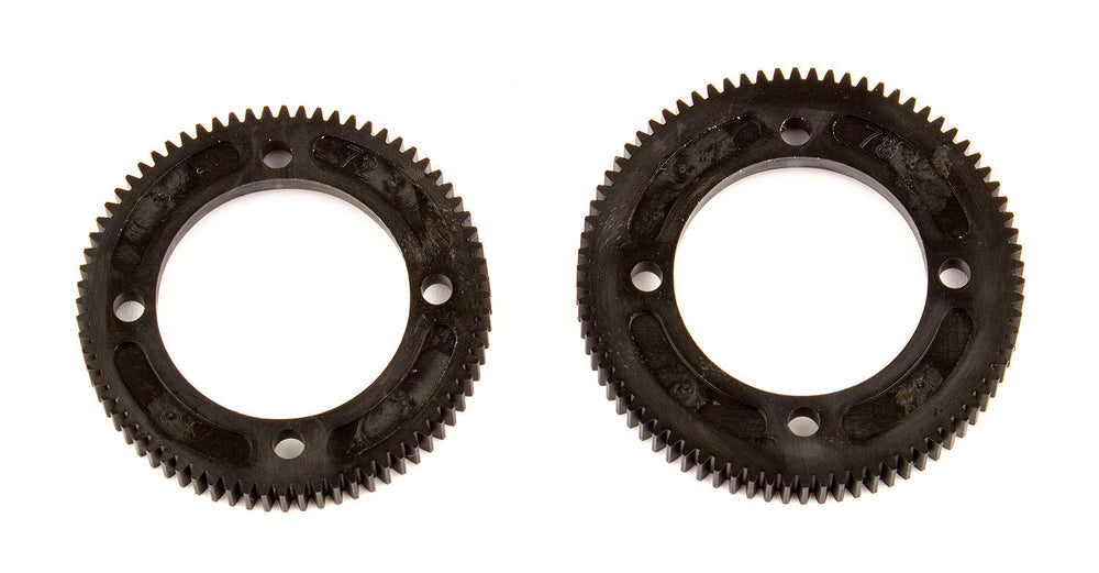 Team Associated Center Differential Spur Gears for B74 72/78 Tooth (ONLINE ORDER ONLY)