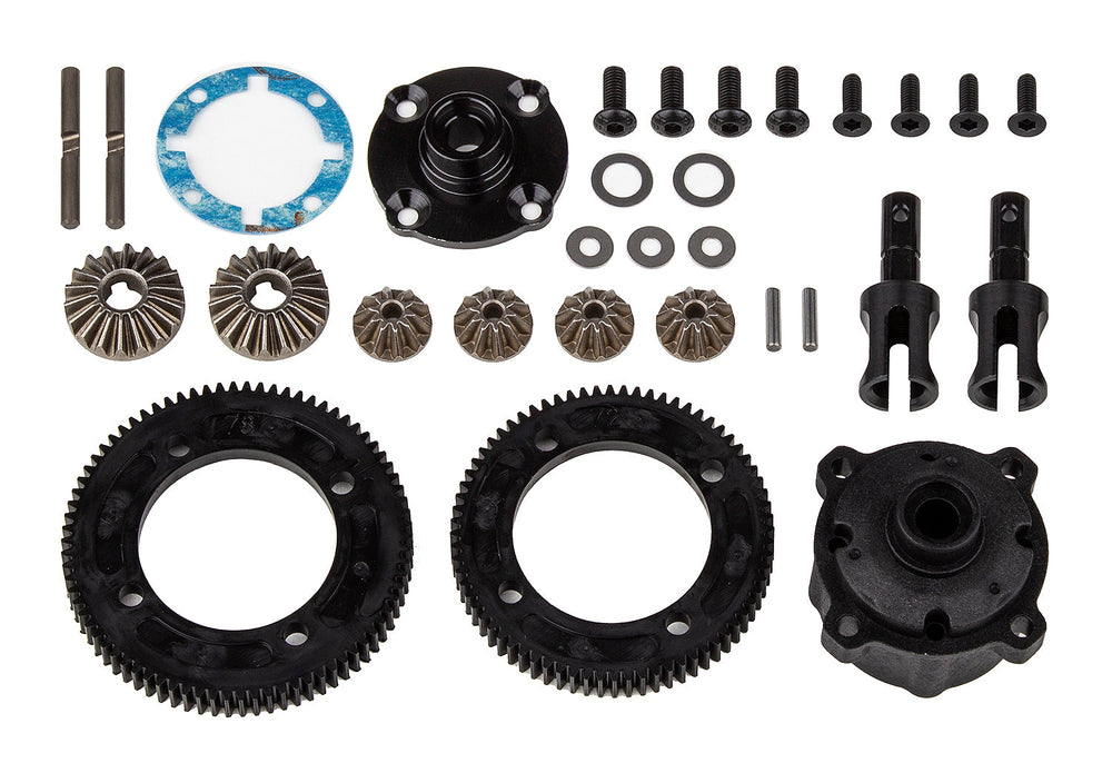 Team Associated RC10B74.1 LTC Differential Set Center (ONLINE ORDER ONLY)