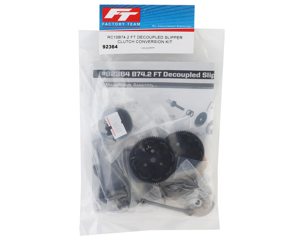 Team Associated RC10B74.2 Factory Team Decoupled Slipper Clutch Conversion Kit (ONLINE ORDER ONLY)