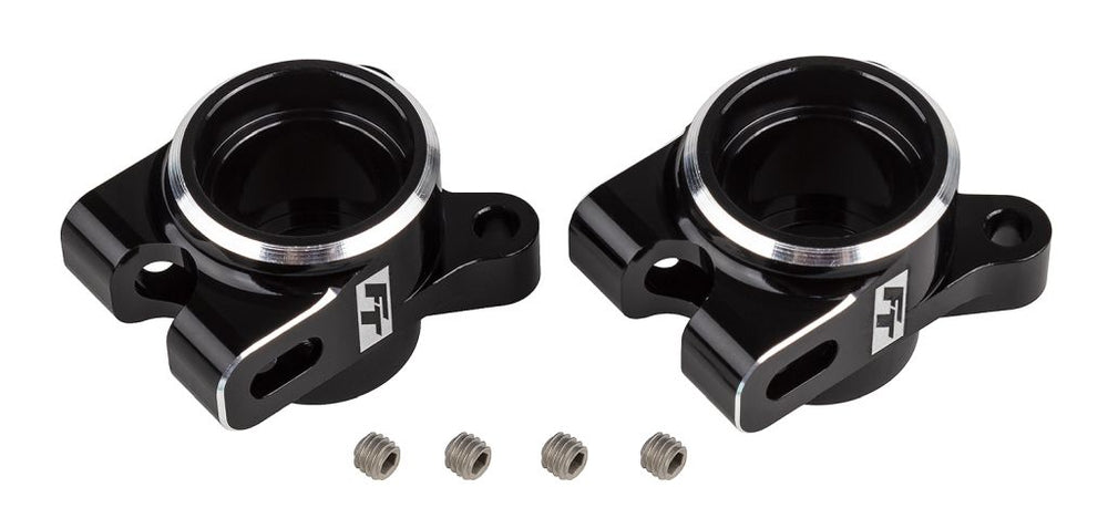 Team Associated RC10B7 FT Rear Hub Set, Black  92472 (ONLINE ORDER ONLY)