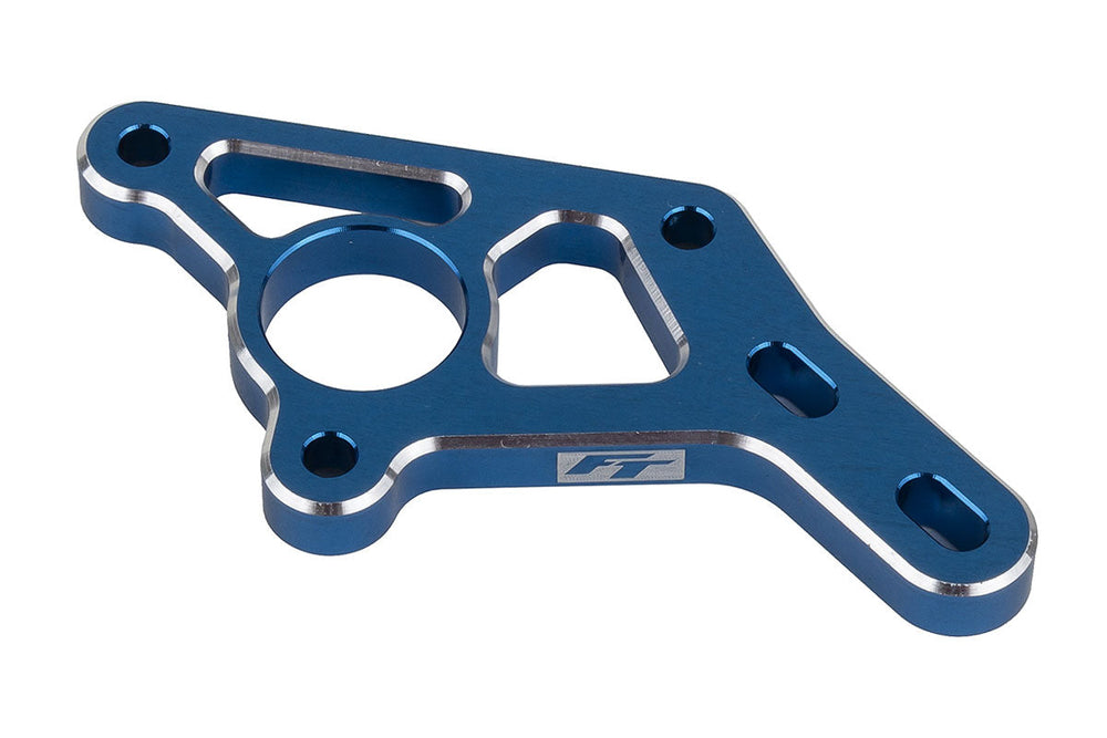 Team Associated RC10B7 FT Motor Mount, Blue Aluminum 92475 (ONLINE ORDER ONLY)
