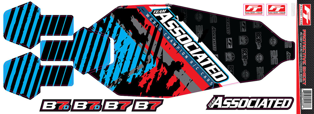 Team Associated Chassis Protective Sheet 92488 (ONLINE ORDER ONLY)