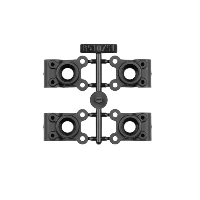 Team Associated RC10B7 Rear Hub Set -4mm Offset - Track Width Adjustment