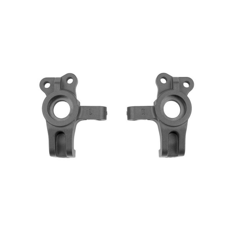 Team Associated RC10B84 FT Carbon Steering Blocks, Adjustable KPI 92521 (ONLINE ORDER ONLY)