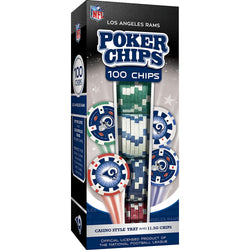 Los Angeles Rams 100 Piece Poker Chips (ONLINE ORDER ONLY)