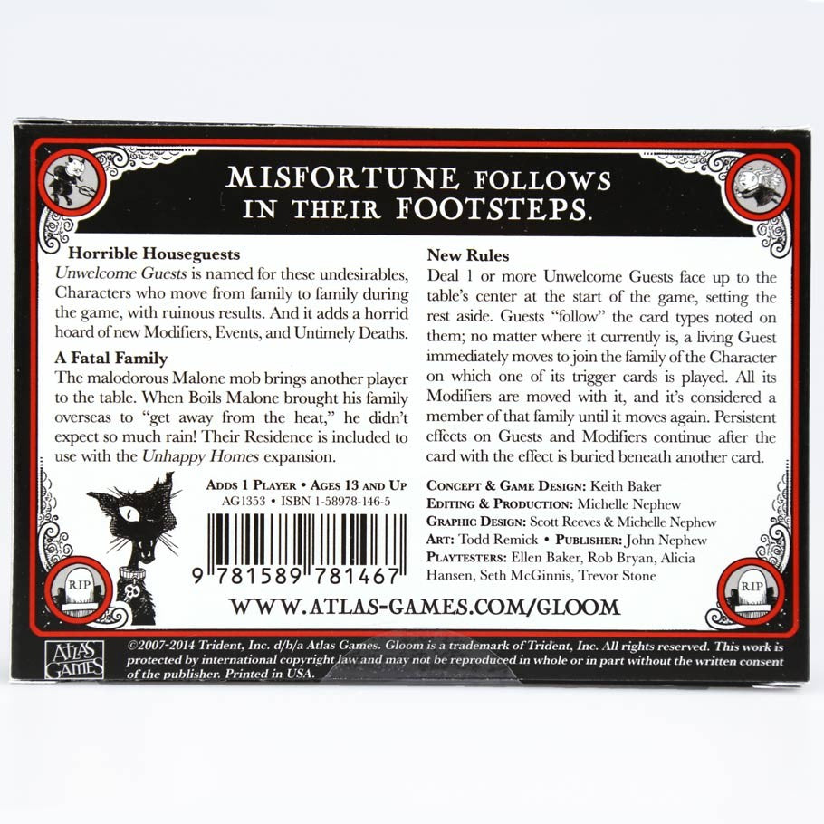Gloom: Unwelcome Guests (2nd Edition) (ONLINE ORDER ONLY)