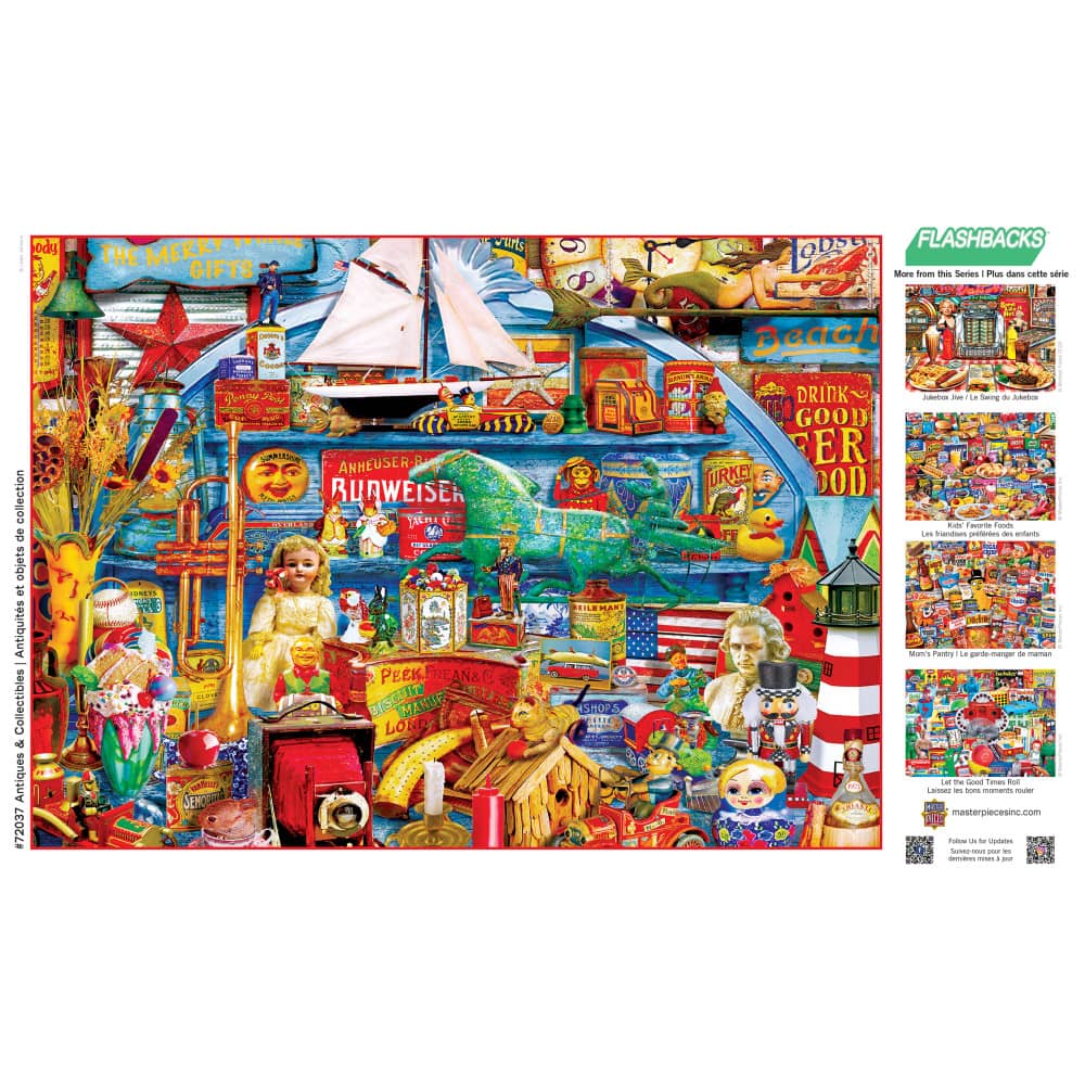 Flashbacks - Antiques & Collectibles 1000 Piece Jigsaw Puzzle