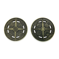 Atmars Compass Rose 50MM Metal (ONLINE ORDER ONLY)