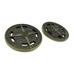 Atmars Compass Rose 50MM Metal (ONLINE ORDER ONLY)