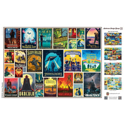 Vintage Posters - Literary Classics 1000 Piece Jigsaw Puzzle