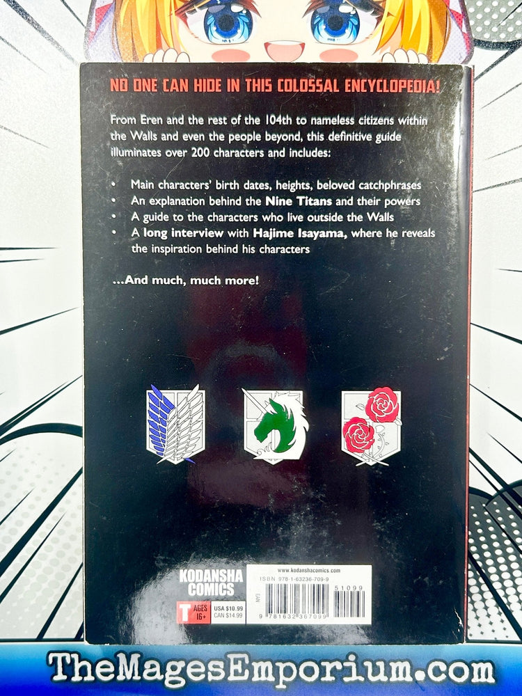 Attack on Titan Character Encyclopedia (Online Order Only)
