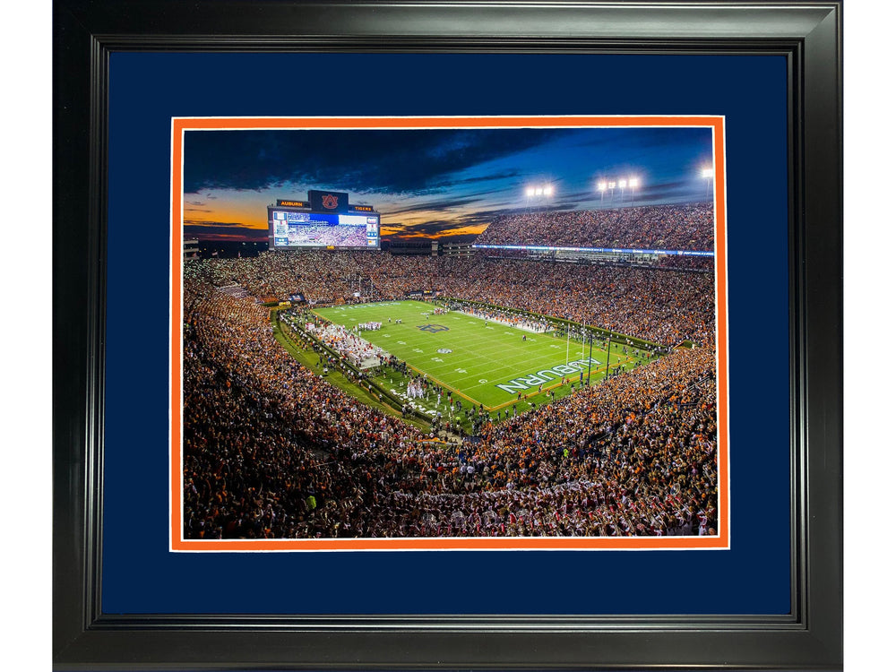 Framed Jordan-Hare Stadium Auburn Tigers 11"x14" NCAA Football Photo Professionally Matted (ONLINE ORDER ONLY)