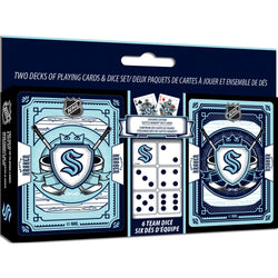 Seattle Kraken - 2-Pack Playing Cards & Dice Set (ONLINE ORDER ONLY)