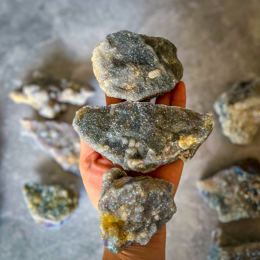 Aura Sphalerite Raw Crystals (ONLINE ORDER ONLY)