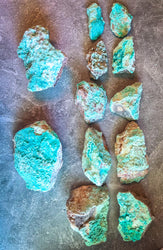 Raw Aurichalcite with Hemimorphite Specimens, USA Minerals (ONLINE ORDER ONLY)