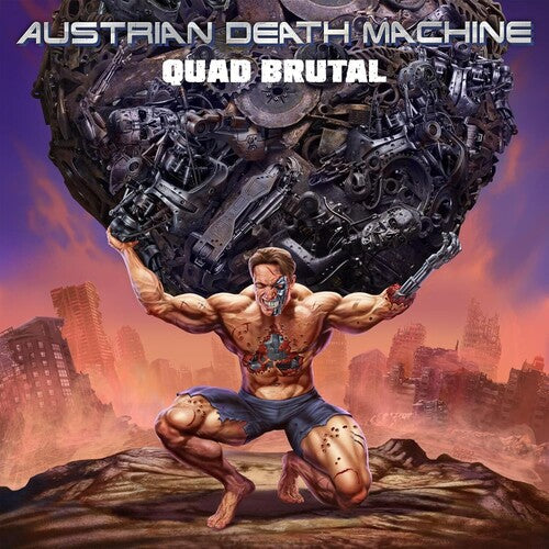 Austrian Death Machine - Quad Brutal (Colored Vinyl, Blue) [Vinyl] (ONLINE ORDER ONLY)