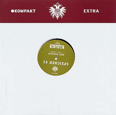 AXEL BARTSCH & ALEX NIGGEMANN - Speicher 41 [Vinyl] (ONLINE ORDER ONLY)