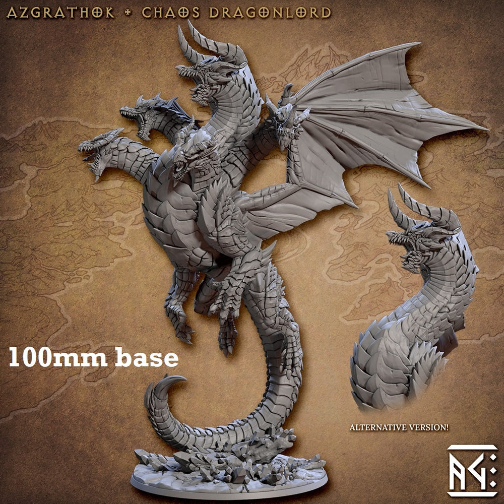 Azgrathok, Chaos Dragonlord (Five-Headed Dragon Epic Boss) (Online Order Only)