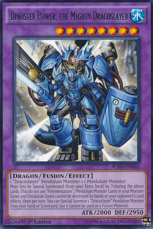 Dinoster Power, the Mighty Dracoslayer [BOSH-EN046] Rare (ONLINE ORDER ONLY)