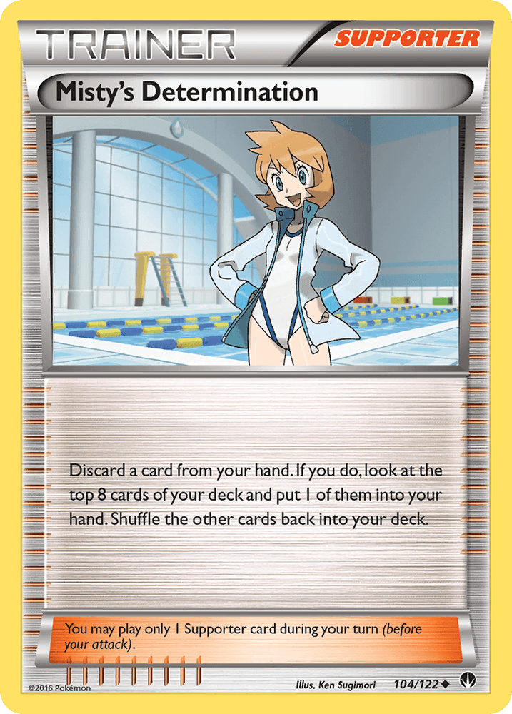 Misty's Determination (104/122) [XY: BREAKpoint] (Online Only)