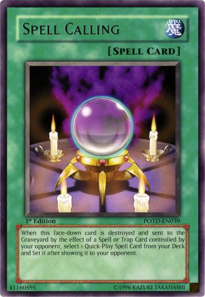 Spell Calling [POTD-EN039] Rare (ONLINE ORDER ONLY)