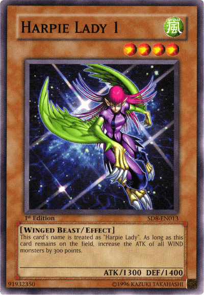 Harpie Lady 1 [SD8-EN013] Common (ONLINE ORDER ONLY)