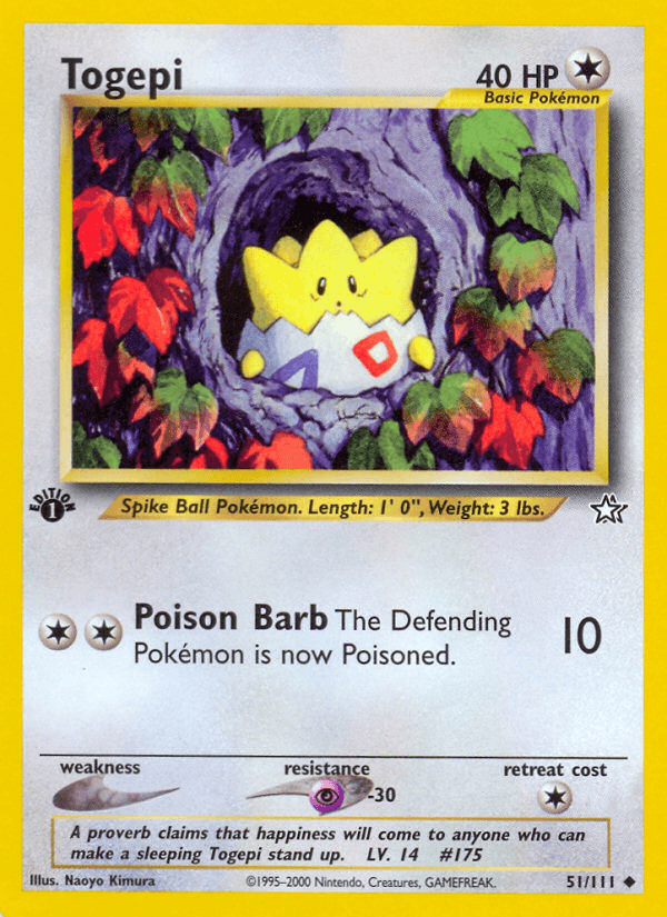 Togepi (51/111) [Neo Genesis 1st Edition] (Online Only)