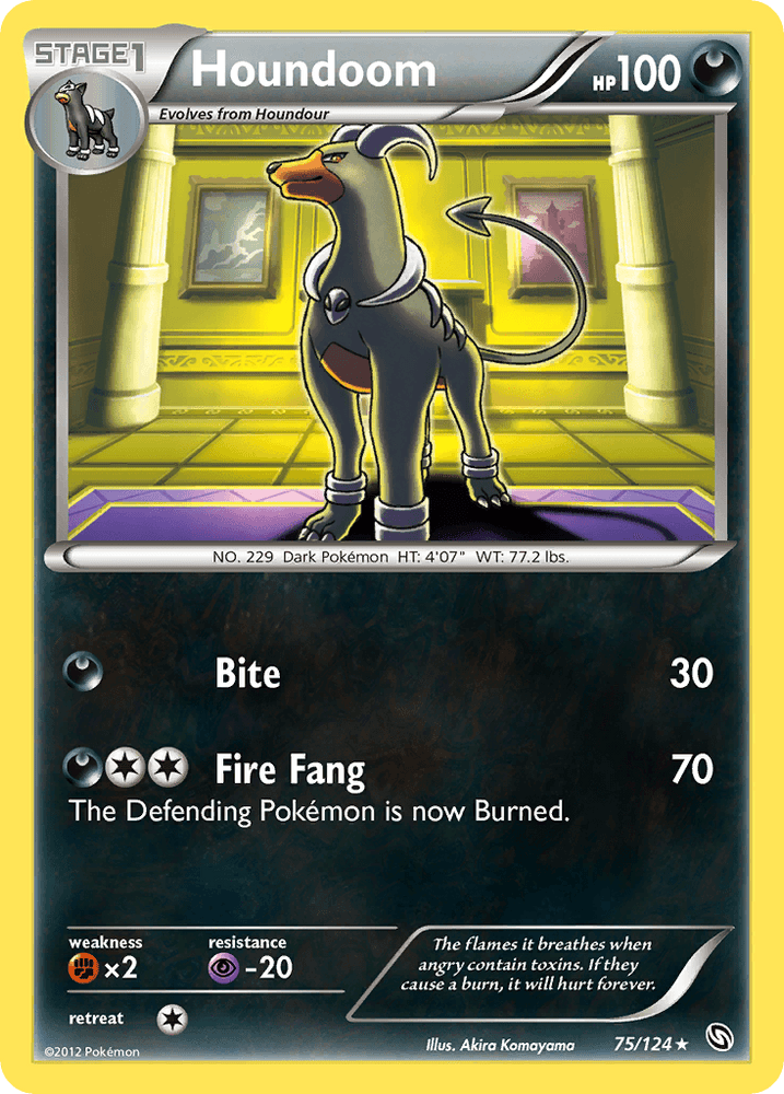 Houndoom (75/124) [Black & White: Dragons Exalted] (Online Only)