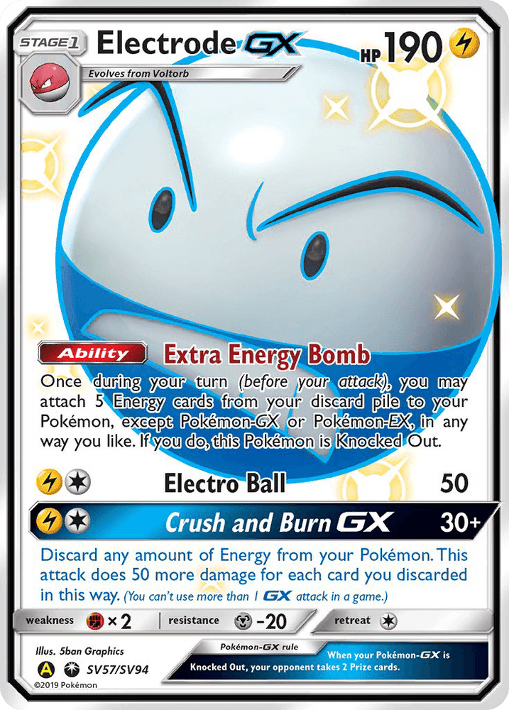 Electrode GX (SV57/SV94) [Sun & Moon: Hidden Fates - Shiny Vault] (Online Only)