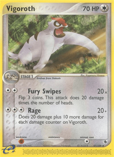 Vigoroth (47/109) [EX: Ruby & Sapphire] (Online Only)