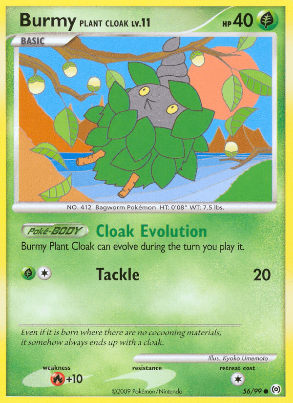 Burmy Plant Cloak (56/99) [Platinum: Arceus] (Online Only)