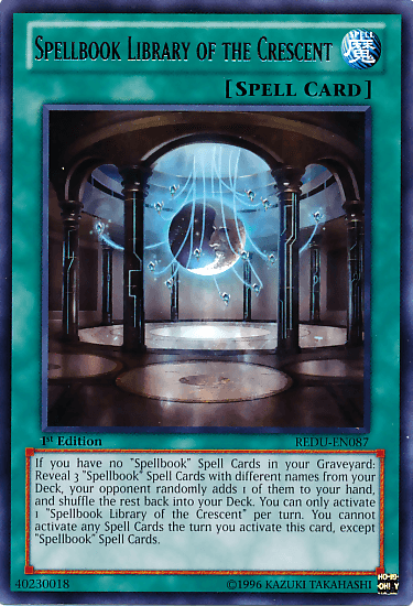 Spellbook Library of the Crescent [REDU-EN087] Rare (ONLINE ORDER ONLY)