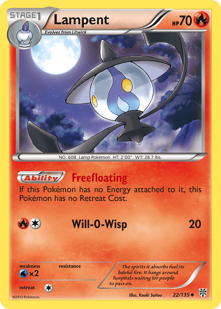 Lampent (22/135) [Black & White: Plasma Storm] (Online Only)