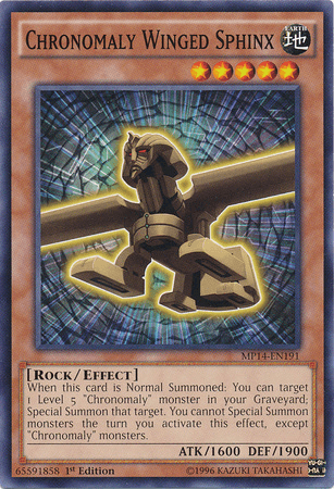 Chronomaly Winged Sphinx [MP14-EN191] Common (ONLINE ORDER ONLY)