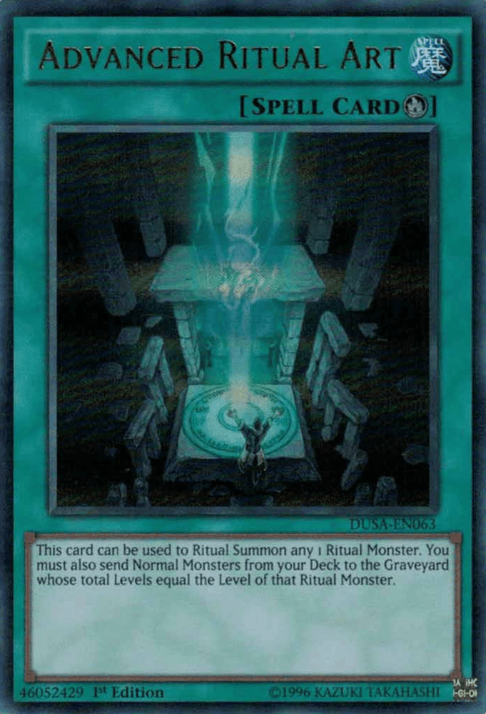 Advanced Ritual Art [DUSA-EN063] Ultra Rare (ONLINE ORDER ONLY)