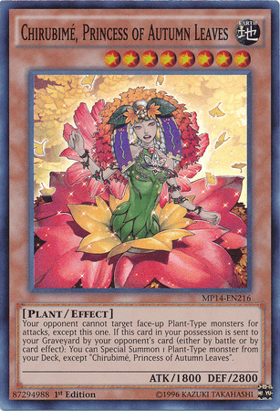 Chirubime, Princess of Autumn Leaves [MP14-EN216] Super Rare (ONLINE ORDER ONLY)