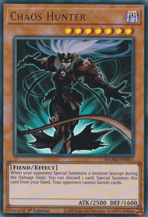Chaos Hunter [MAMA-EN051] Ultra Rare (ONLINE ORDER ONLY)