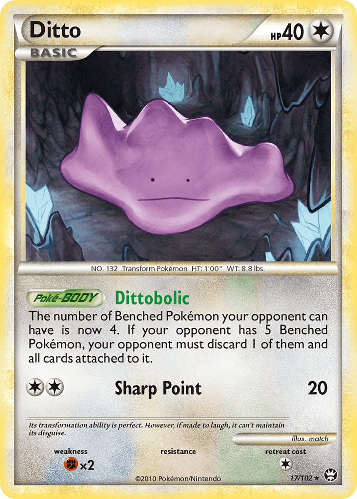 Ditto (17/102) [HeartGold & SoulSilver: Triumphant] (Online Only)