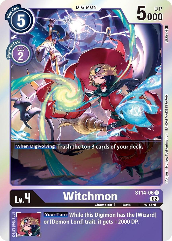 Witchmon [ST14-06] [Starter Deck: Beelzemon Advanced Deck Set] (ONLINE ORDER ONLY)