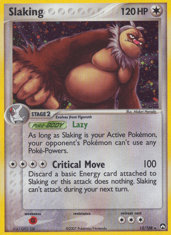 Slaking (13/108) [EX: Power Keepers] (Online Only)