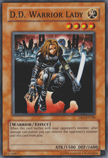 D.D. Warrior Lady [DR1-EN189] Super Rare (ONLINE ORDER ONLY)