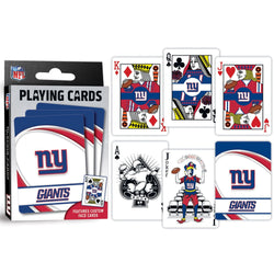 New York Giants Playing Cards - 54 Card Deck (ONLINE ORDER ONLY)