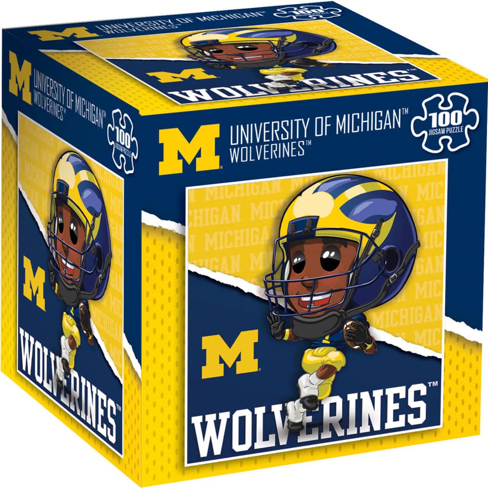 Michigan Wolverines - NCAA Mascot 100 Piece Jigsaw Puzzle (ONLINE ORDER ONLY)