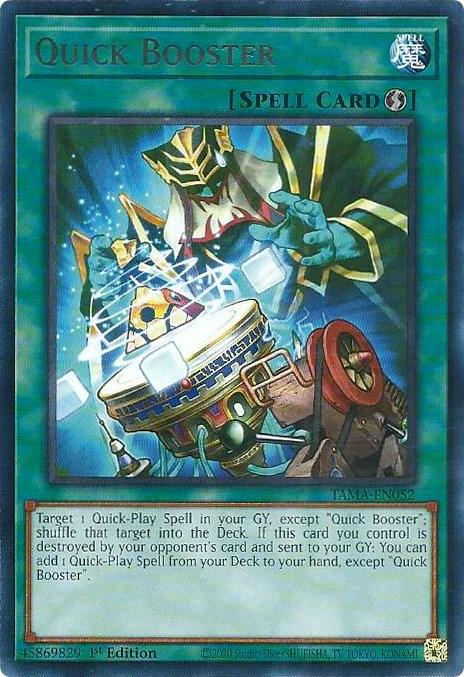 Quick Booster [TAMA-EN052] Rare (ONLINE ORDER ONLY)