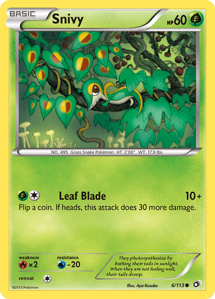 Snivy (6/113) [Black & White: Legendary Treasures] (Online Only)