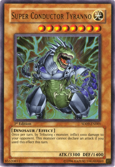 Super Conductor Tyranno [SD09-EN001] Ultra Rare (ONLINE ORDER ONLY)