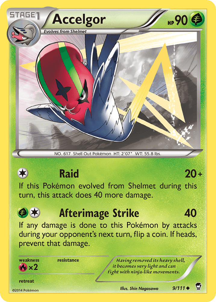 Accelgor (9/111) [XY: Furious Fists] (Online Only)