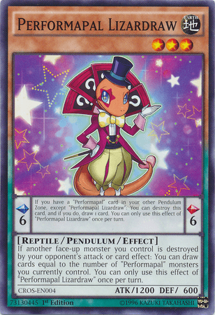 Performapal Lizardraw [CROS-EN004] Common (ONLINE ORDER ONLY)