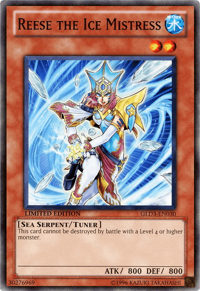Reese the Ice Mistress [GLD3-EN030] Common (ONLINE ORDER ONLY)